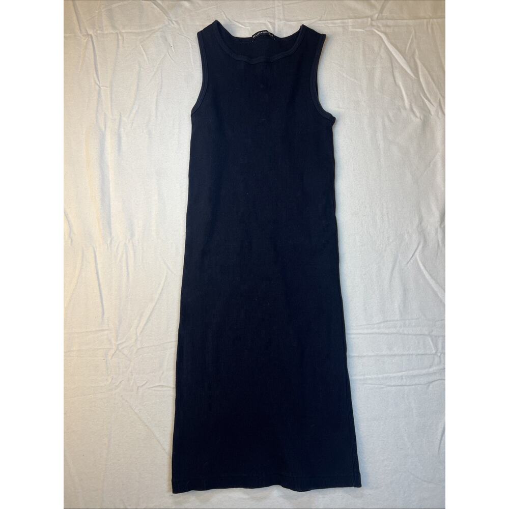 Brandy Melville‎ Tank Dress Body Con High Neck Short Black Small Cocktail Midi